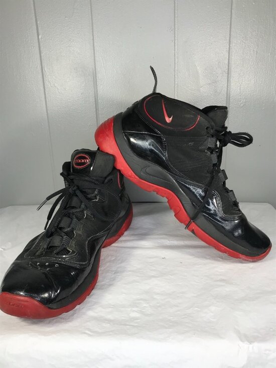 2008 Men\'s Nike \'ZOOM PHENOM\' Black/Varsity Red Noir/RPro Sz 13 Basketball main image 5